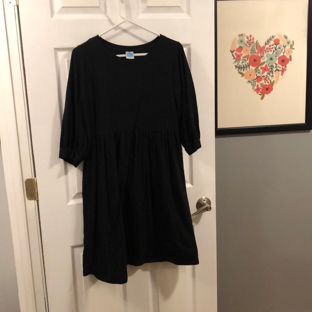 Black babydoll dress